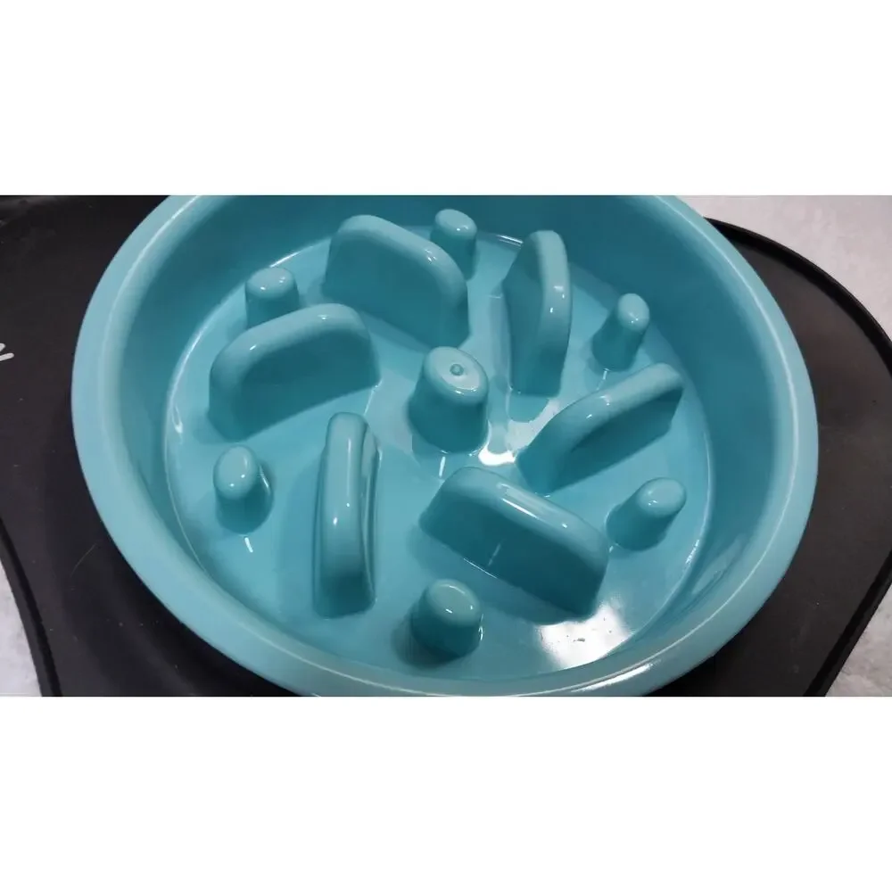 Anipaw Slow Feeder Dog Bowls 3 in 1 Stainless Steel Dog Food and Water Bowls wit